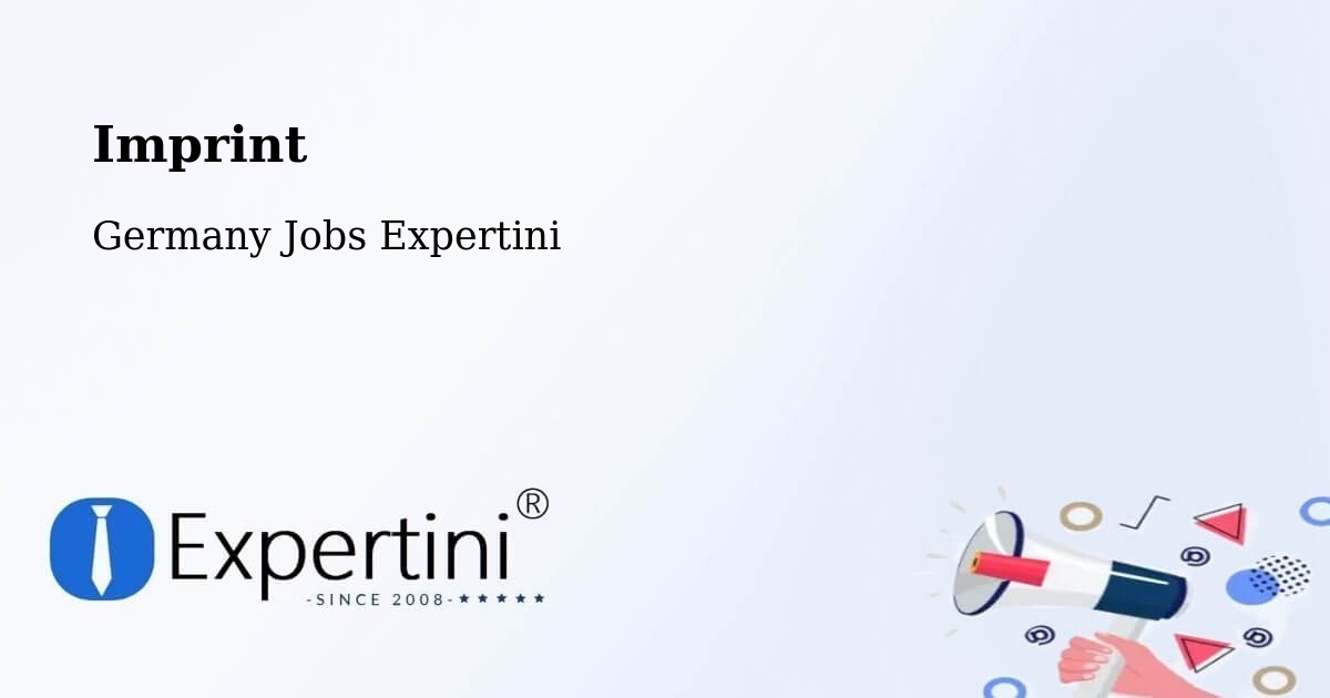 Imprint – Bruchsal - Germany Jobs Expertini